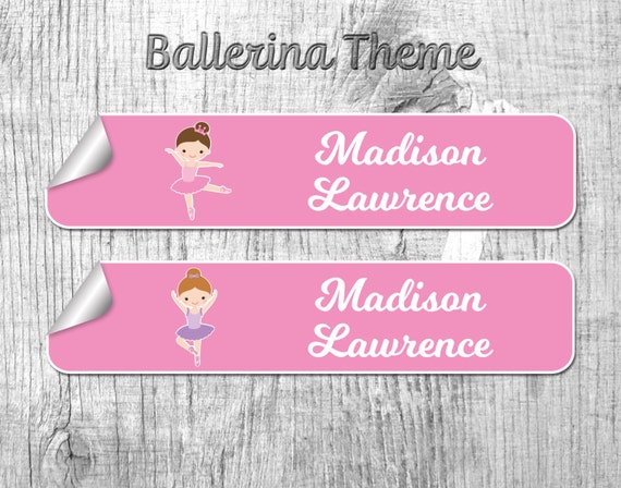 Princess Label Princess Sticker Name Label Kids by KidzLabels