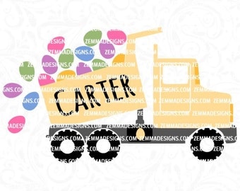 boy easter svg, dump truck svg, easter svg files, easter boy svg, easter dxf, Easter clip art, boy svg files, Easter cut file, easter egg