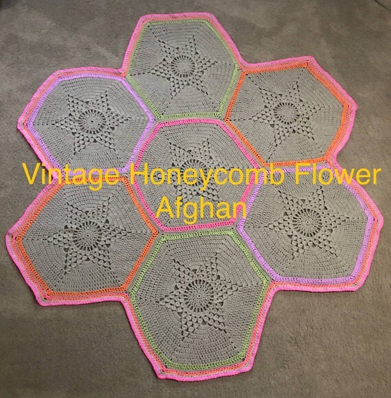 Vintage Flower Afghan PATTERN