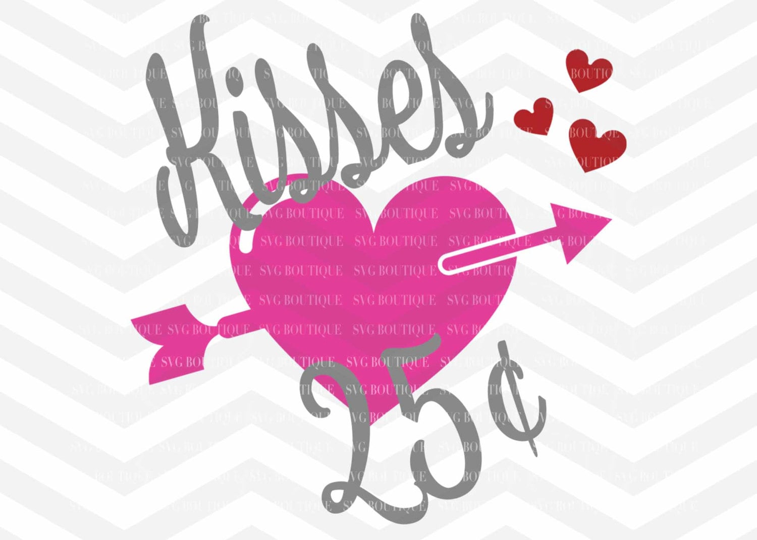 Download Valentine's Day SVG Kisses 25 Cents Girl Valentine