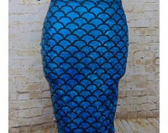 Arielle inspired mermaid costume top and skirt