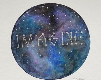 original painting "imagine"
