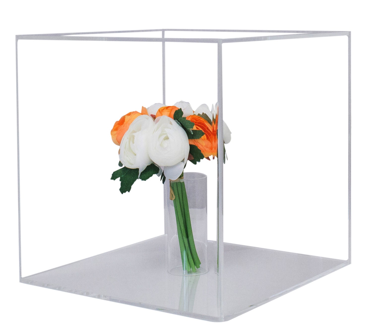 Deluxe Clear Acrylic Wedding Bouquet Display Case A031