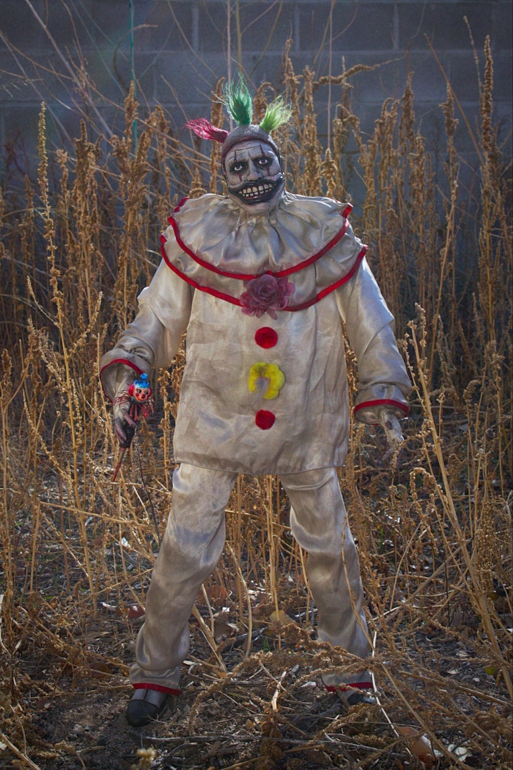 Ooak handmade Twisty The Clown horror sculpture from American