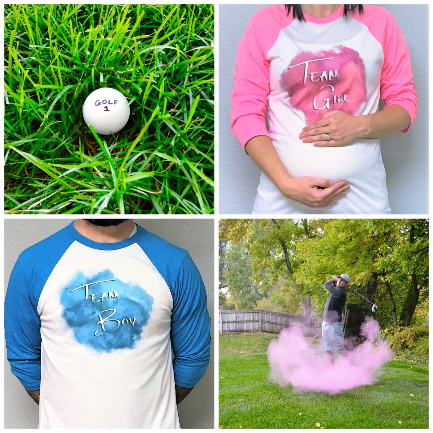 Golf Gender Reveal Ideas Gender Reveal Package Gender Reveal