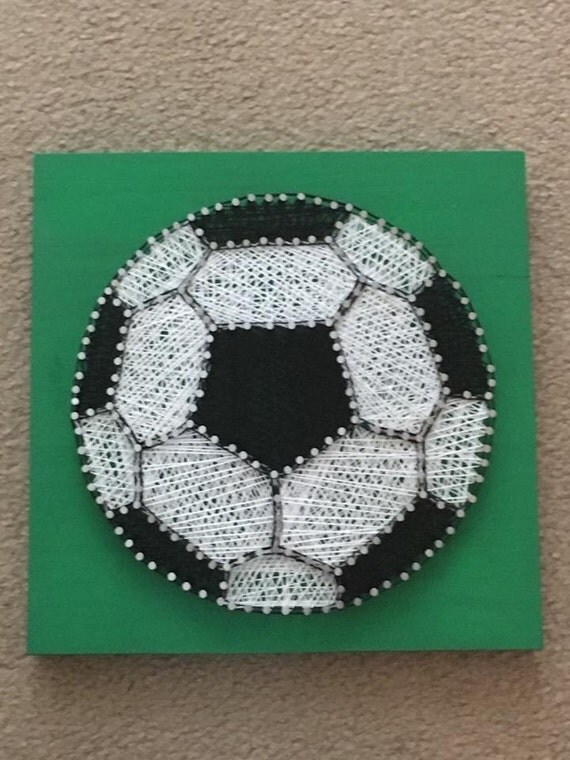 Soccer Ball String Art 9x9