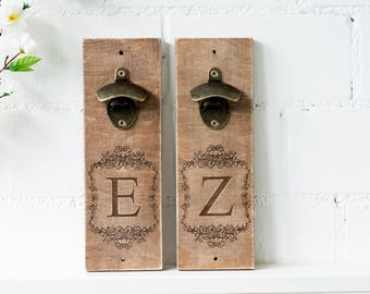 Groomsmen Gift Wooden Bottle Opener Personalized Bottle Opener Personalized Wooden Bottle Opener Wedding Gift Favors Engraved Wood