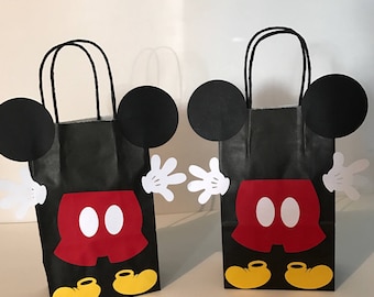 Mickey Mouse Birthday Party Favord Bags