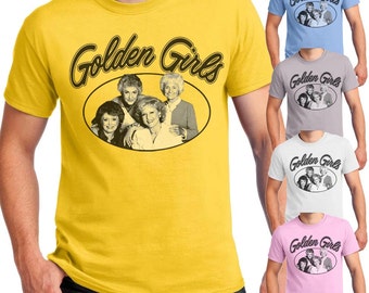 The Golden Girls T-shirt 80s Comedy Show Unisex Men's T-shirts and Ladies Jr Slim-Fit shirts