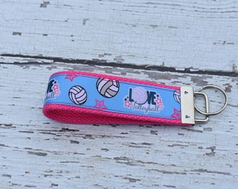Volleyball keychain - volleyball gifts - volleyball mom - volleyball coach - volleyball lovers gift - key fob - keychain - volleyball