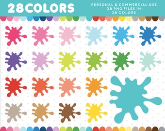 Splatter clipart, Splash clipart, Paint clipart, Spray clipart, Paint splash clipart, Splashes clipart, Ink clipart, Weather clipart, CL-721