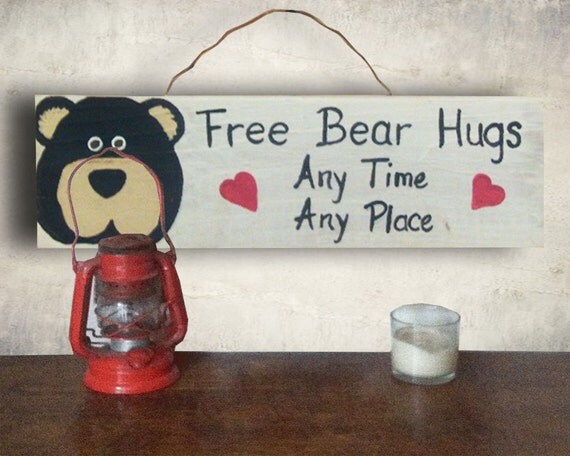 Free Hugs Caign | free hugs cabin signs bear signs cabin decor bear Free Hugs Caign | free hugs cabin signs bear signs cabin decor bear