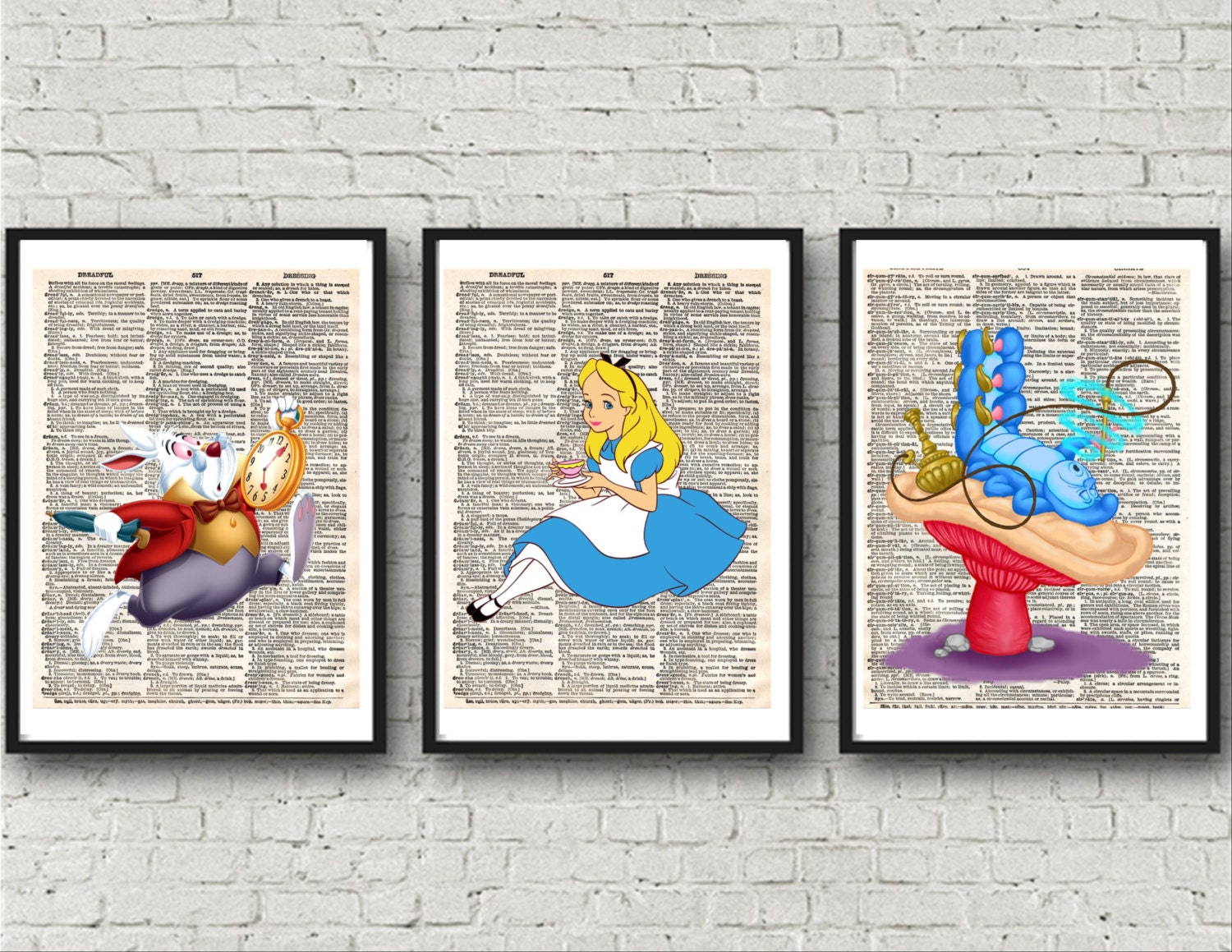 Alice in Wonderland Alice in Wonderland Prints Dictionary