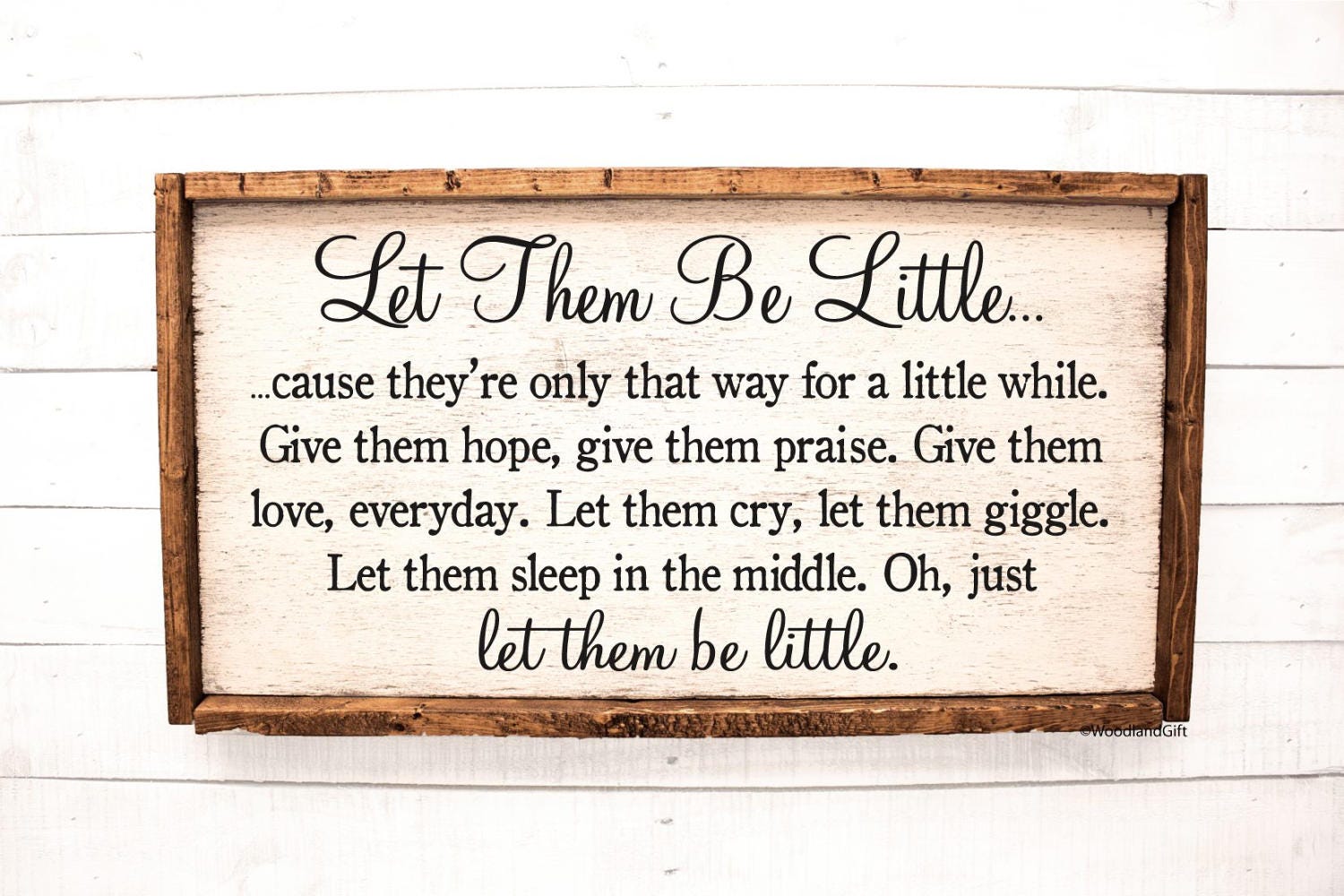 Let Them Be Little Let Them Be Little Sign Nursery or Kids