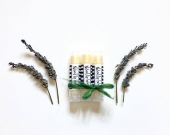 Natural Lip Balm \\ Coconut . Peppermint . Rhubarb . Cherry . Vanilla //