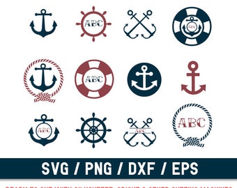 Anchor svg file,Anchor Clipart, Anchor PNG, Anchor Monogram, Nautical Clipart, Nautical SVG, Nautical PNG, Anchor Decal, Anchor Silhouette,