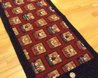 Table runner 42"x14" kitchen/baker theme