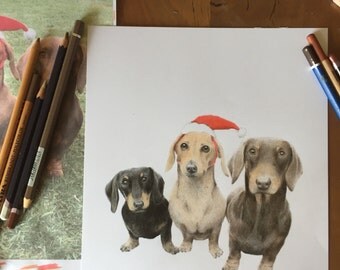Personalised Pet Portrait Only- A4 size
