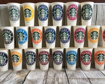 Personalized Starbucks Cup // Starbucks Cup // Reusable Coffee Cup // BPA Free Cup // Teacher Gift // Birthday Gift //