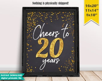 Cheers to 20 years | Etsy