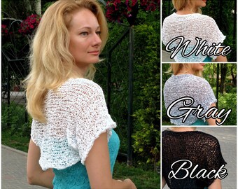 Gift for bride wedding shrug bridal topper spring wedding bolero lace summer wedding dress topper wedding cover up bridal wrap bridal cape