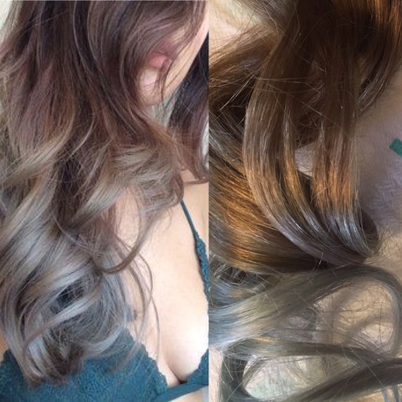 Balayage Cheveux  Grisonnant 