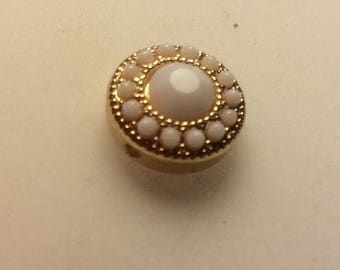 White Rhinestone Studs