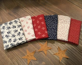 Moda / Fabric / Quilting Fabric / Fat Quarters /Liberty Gatherings / Item #113