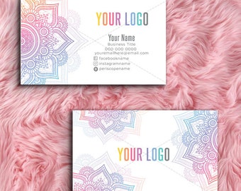 Mandala Custom Business Cards