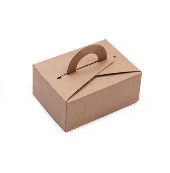 5 rectangle Kraft gable boxesfavor boxKraft boxesgift