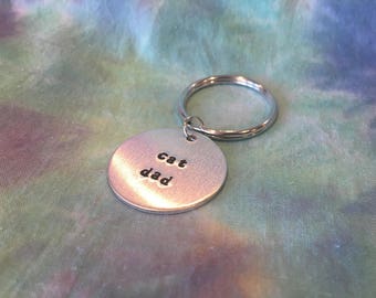 Cat Dad Keychain - Cat Dad