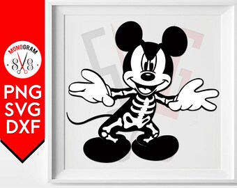 Mickey Mouse Skeleton Svg, Mickey Skeleton Svg, Mickey Skeleton Clip Art, Mickey svg, Sacry Mickey Mouse Halloween svg, Mickey mouse svg