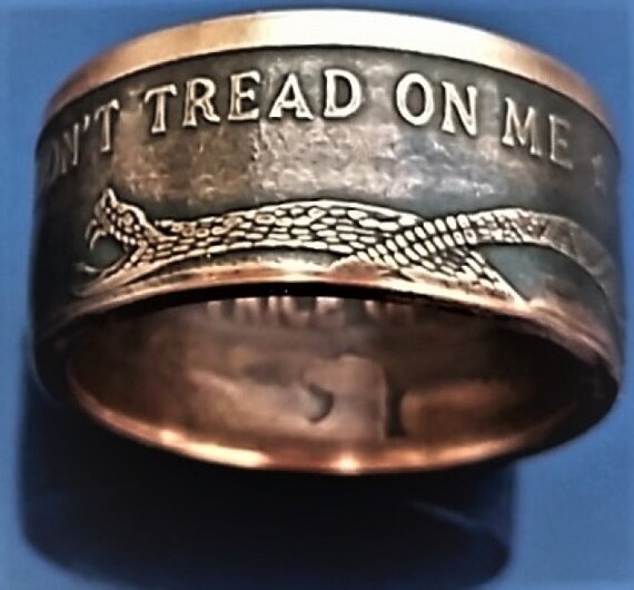 Don't Tread On Me Coin Ring