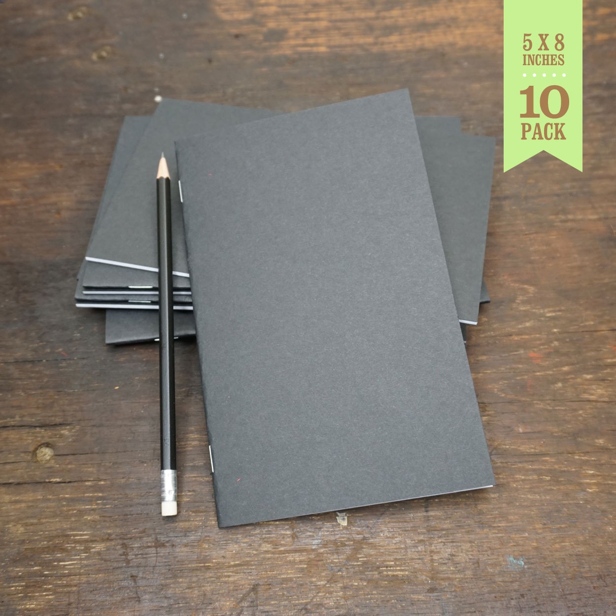 Bulk notebooks 5x8 in black notebook sketchbook journal
