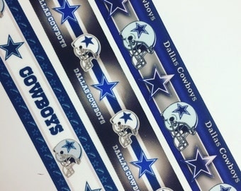 7/8 22mm Dallas Cowboys grosgrain ribbon