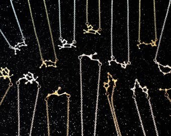 Zodiac Constellation Necklaces