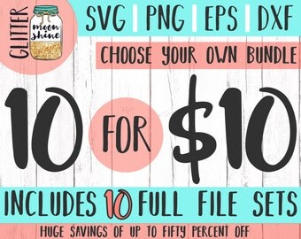 Custom Bundle svg dxf eps png Files for Cutting Machines Cameo Cricut - Choose Your Bundle SVG, Bundle Cutting Files, Customized
