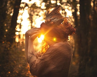 Postcard art photography - "Waltz of the Valkyrie"