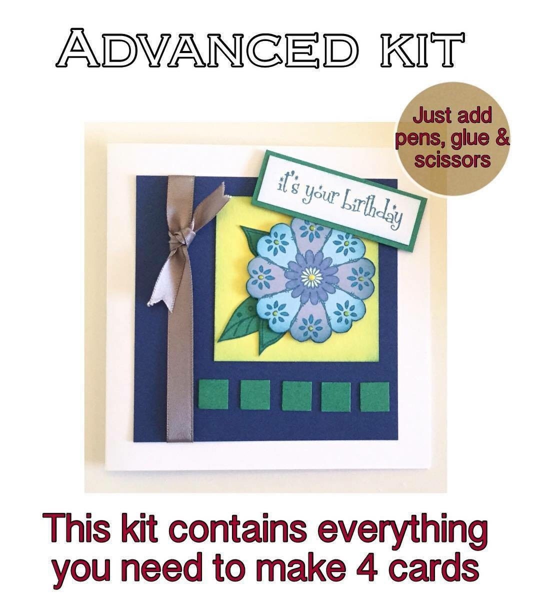 Lovely 99 Christmas Card Kits For Adults