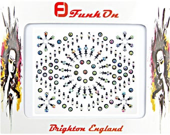 Huge Festival Bindi Pack Silver Multi-coloured Glitter Crystal diamante Face Gem Bridal Wedding Body Jewellery Jewelry Tikka Bollywood NB25