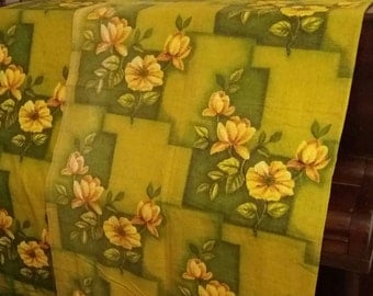 Vintage fabric, 1950s, mid century, retro