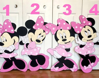 BUNDLE SALE! 2 FT Minnie or Mickey Mouse Cutout Standee Party Decor Photo Prop