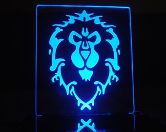 World of Warcraft Alliance LED Desk Lamp