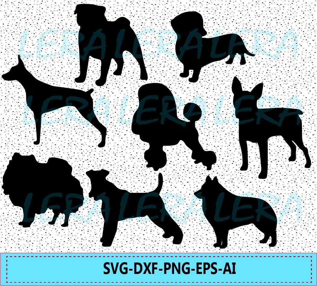 60 % OFF Dog Silhouette eps png dxf Dog SVG Dog Clipart