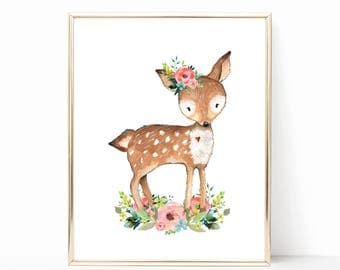 Deer nursery decor | Etsy