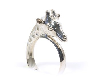 Giraffe Safari Ring in Sterling Silver