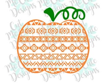 SVG DXF PNG cut file cricut silhouette cameo scrap booking Aztec Pumpkin