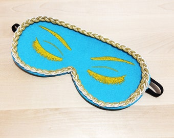 Breakfast at Tiffany's Eye Mask Holly Golightly Sleep Mask with Eyelashes Audrey Hepburn Night Mask for Girls