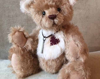 Theo - artist made, handmade, mohair, teddy bear, collectible, one-of-a-kind