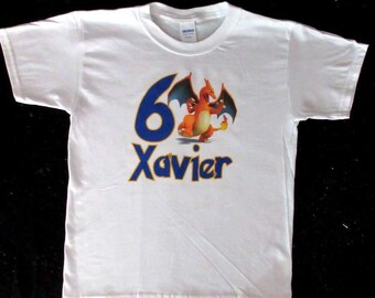 Boys Pokemon Birthday Shirt